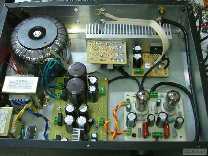 6N2电子管胆机前级+LM3886音频功率放大器功放