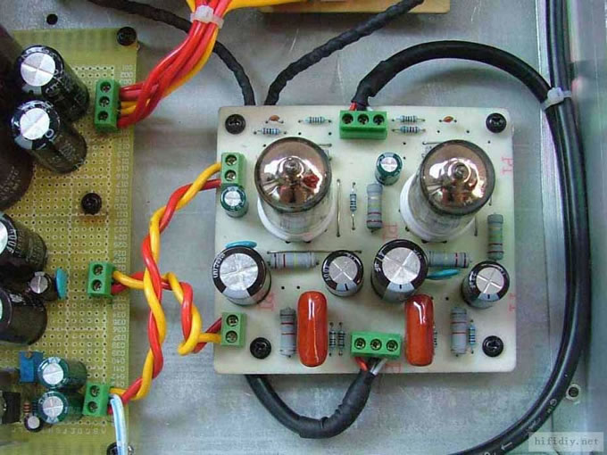 6N2电子管胆机前级+LM3886音频功率放大器功放