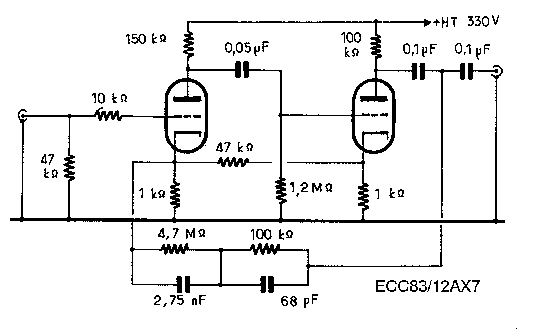 6n2电子管制作靓声胆前级
