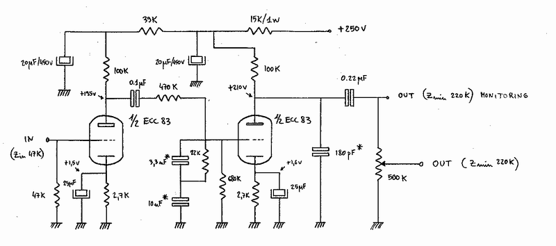 6n2电子管制作靓声胆前级