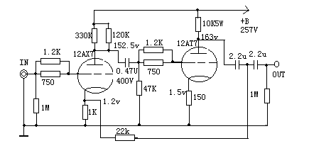 6n2电子管制作靓声胆前级