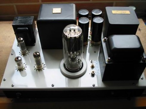 12au7+el84+211电子管单端后级功率放大器胆机制作
