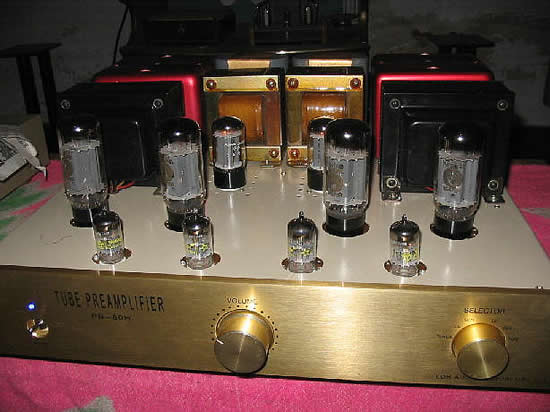 12Ax7+el34(6ca7)电子管推挽胆机制作