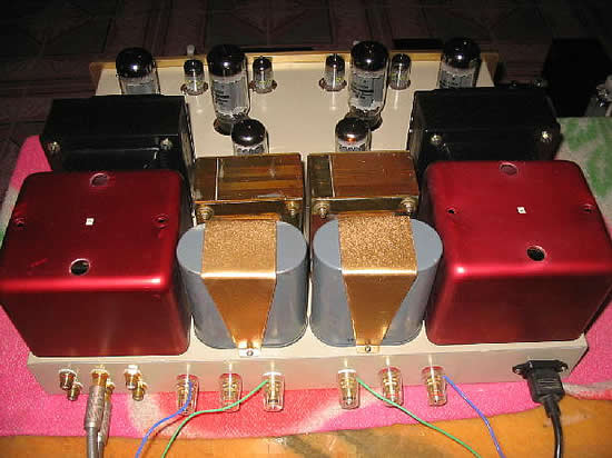 12Ax7+el34(6ca7)电子管推挽胆机制作