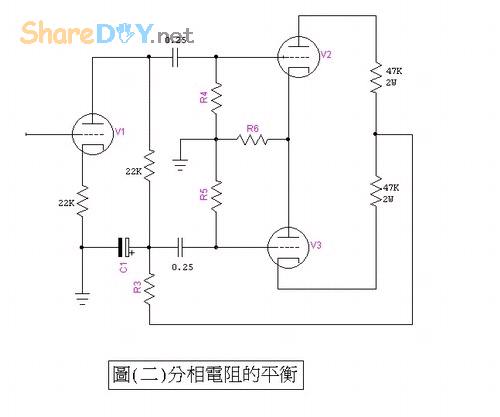 介紹一部6j7+6v6(6p6p)电子管4w單端的胆机線路製作