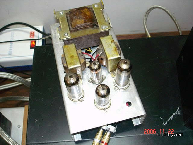 用电子管收音机元件 制作怀旧 6n1+6p1(6p14)胆机