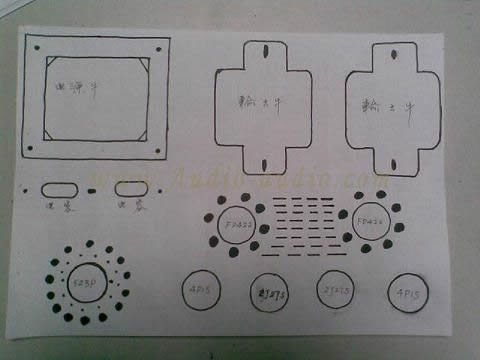 2j27s+4p1s+FD422电子管单端胆机开工了(上成品效果图了)