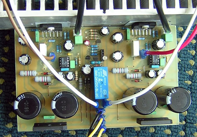 diyaudio上来的lm3886功放电路