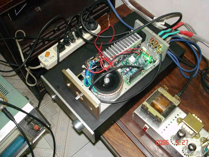 今天再做STK3048推动的微型分立功放!