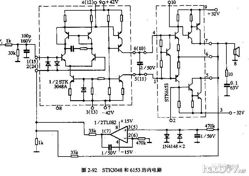 今天再做STK3048推动的微型分立功放!
