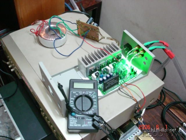 今天再做STK3048推动的微型分立功放!