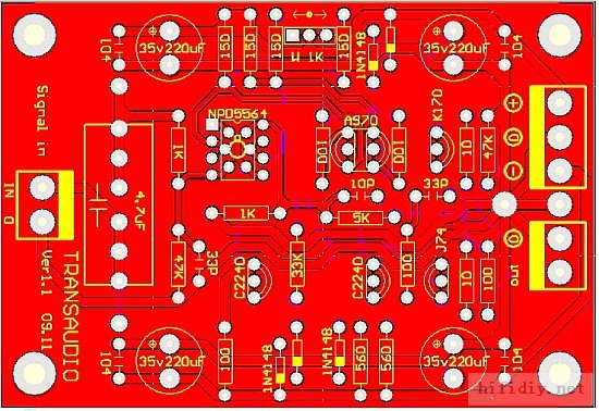 【DIY】一台简洁、高品质分立元件暖声前级