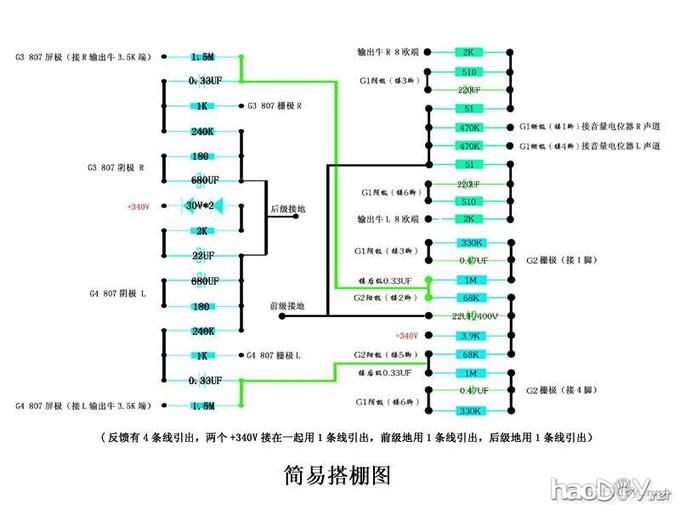 强力打造“纯二”6sn7+807单端胆机