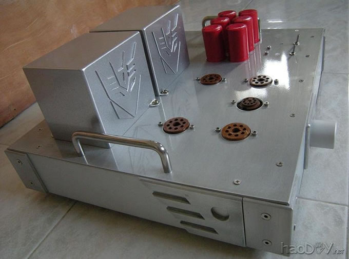 成品管放大器外壳/底盘 泰国译文:6L6(6p3p,5881)单端(SE)DIY电子管放大器胆机