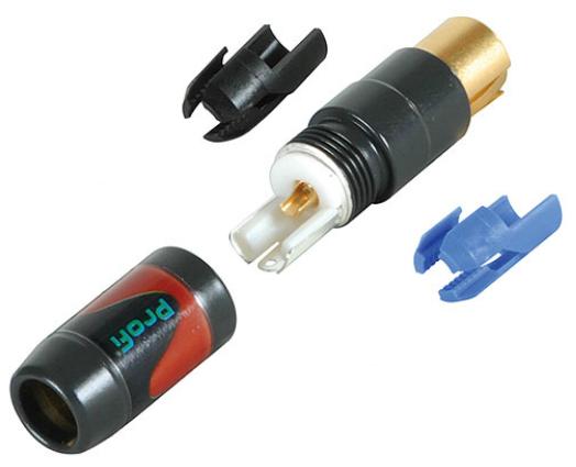 NEUTRIK NF2C-B / 2 Profi的专业RCA插头 德国译文:DIY RCA互连电缆屏蔽音频线