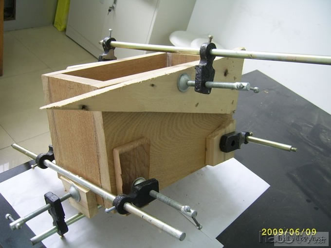 全手工diy制作银笛喇叭小书架箱