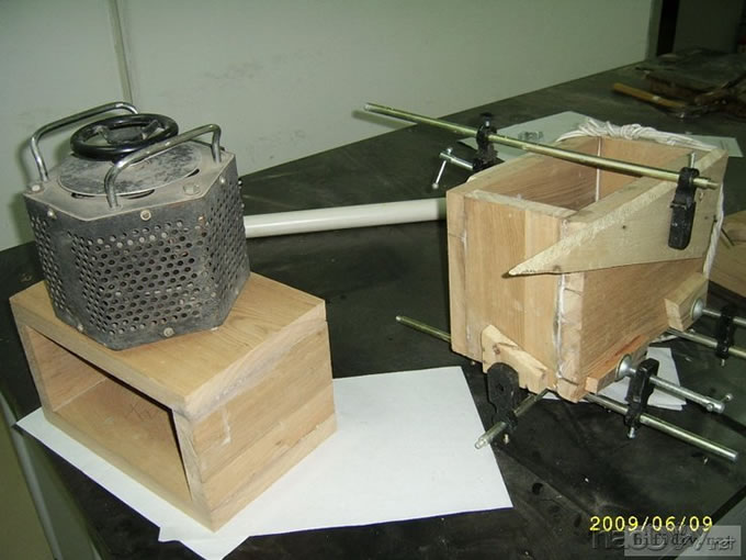 全手工diy制作银笛喇叭小书架箱