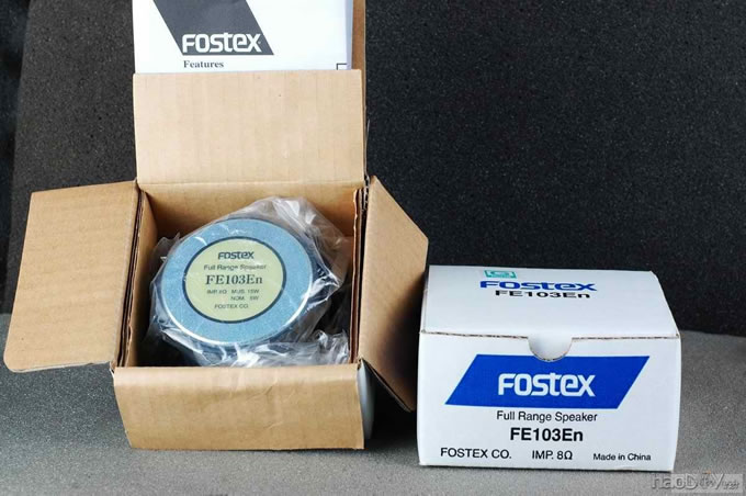 首次挑战Fostex fe103en 4寸全频喇叭原厂设计图纸音箱
