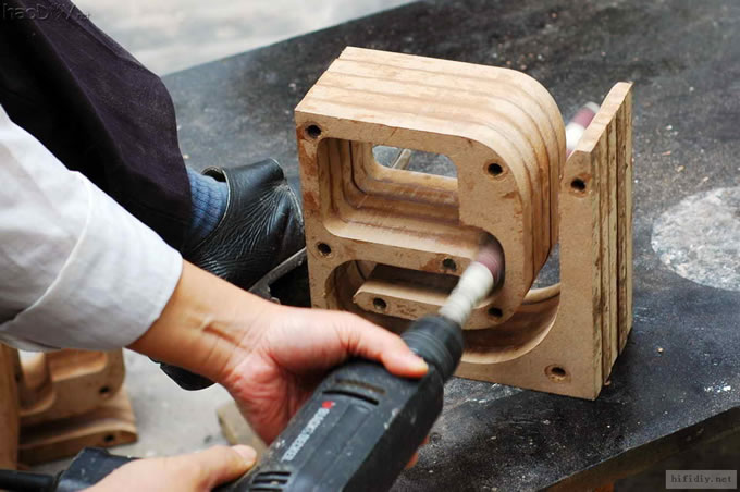 2.75寸“山寨”全频喇叭diy制作迷宫音箱