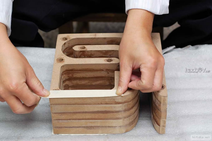2.75寸“山寨”全频喇叭diy制作迷宫音箱