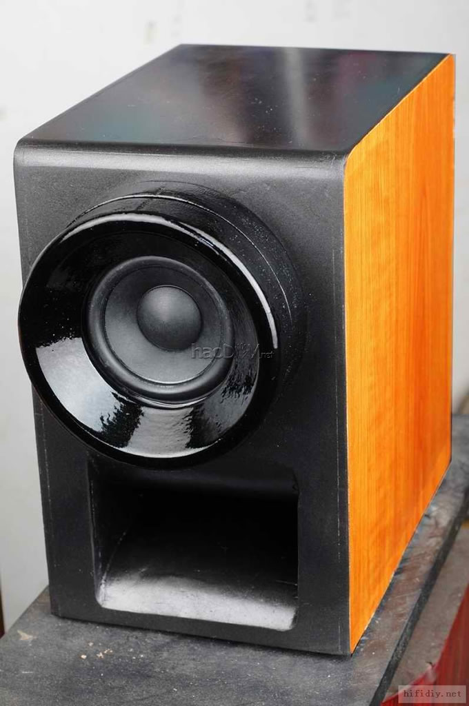 2.75寸“山寨”全频喇叭diy制作迷宫音箱