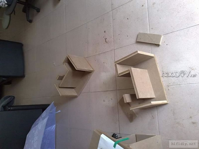 5寸喇叭花全频喇叭 音箱制作实录