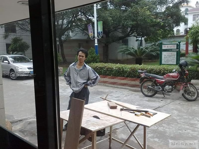 5寸喇叭花全频喇叭 音箱制作实录
