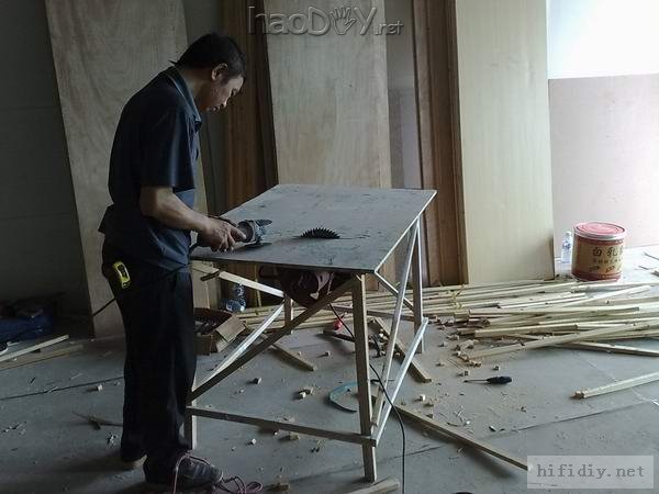 5寸喇叭花全频喇叭 音箱制作实录