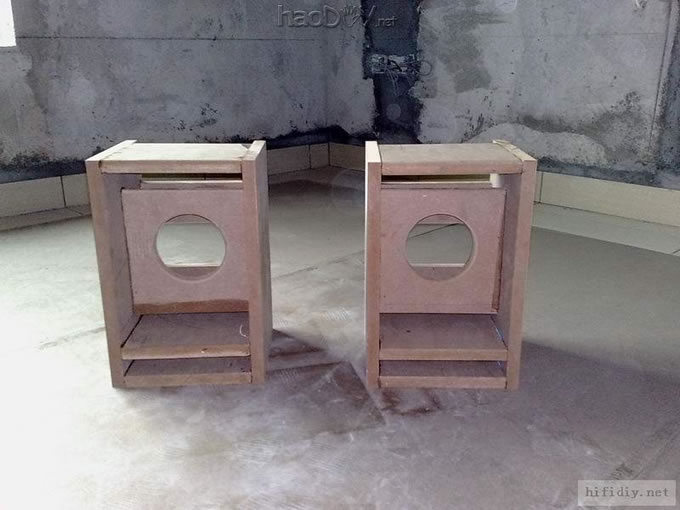 5寸喇叭花全频喇叭 音箱制作实录