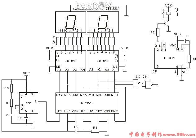 diy循环定时器电路