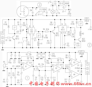 diy电子自动门与报警器两用电路