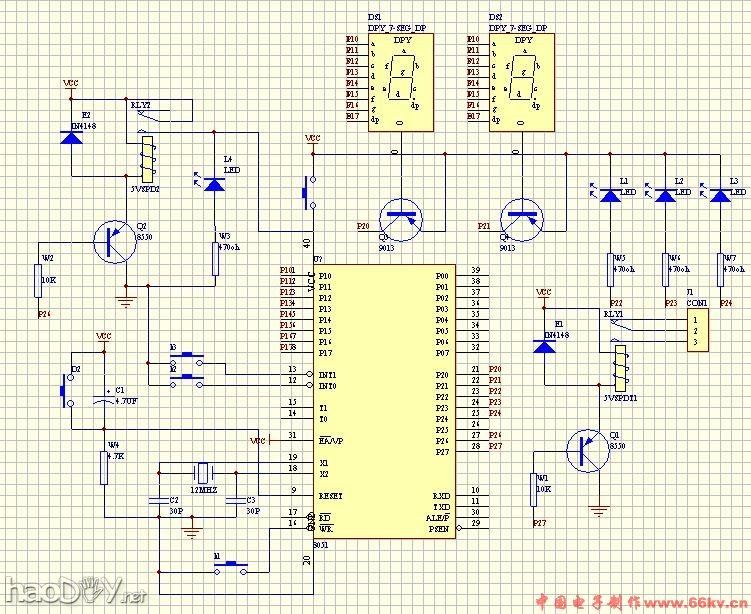 diy电风扇简易定时控制器
