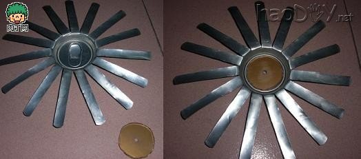 diy易拉罐手工制作螺旋桨小飞机DIY图解