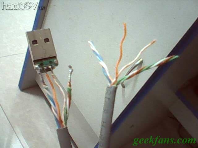 diy���조����USB�ӳ��ߡ��Ĳ�ͷ