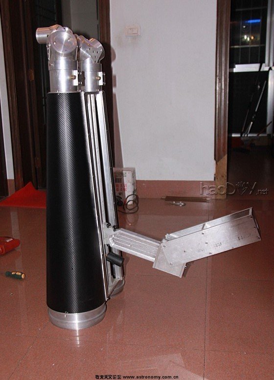 1.jpg 203F1200折射大双筒天文望远镜制造全过程