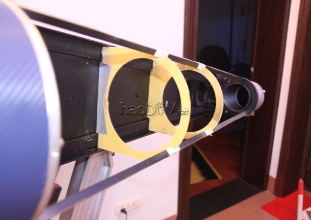 2-1.jpg 203F1200折射大双筒天文望远镜制造全过程