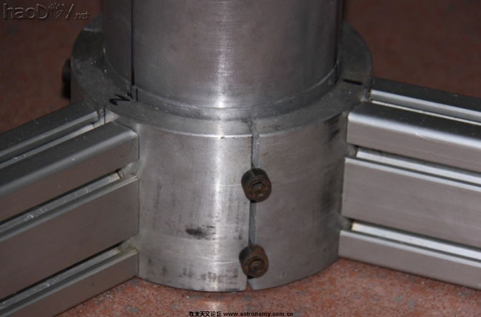 3.jpg 203F1200折射大双筒天文望远镜制造全过程