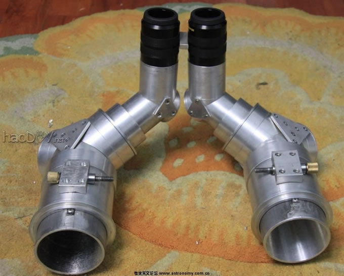 2.jpg 203F1200折射大双筒天文望远镜制造全过程