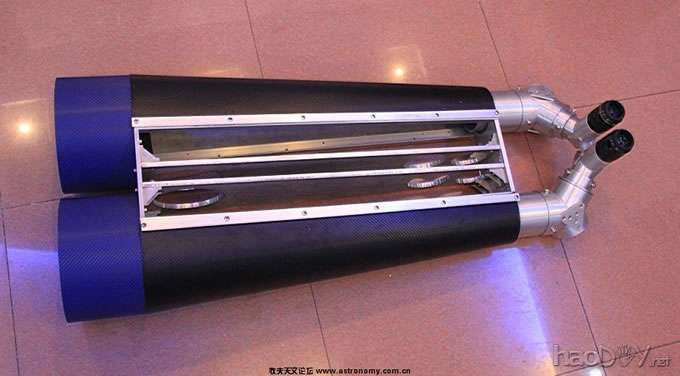 2.jpg 203F1200折射大双筒天文望远镜制造全过程