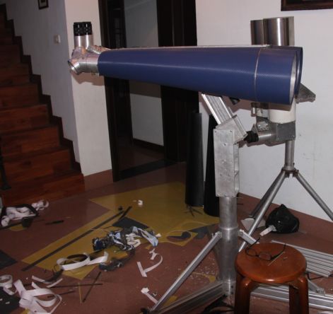 3.jpg 203F1200折射大双筒天文望远镜制造全过程