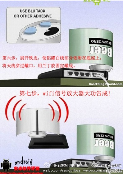 Wi-Fi信号放大天线