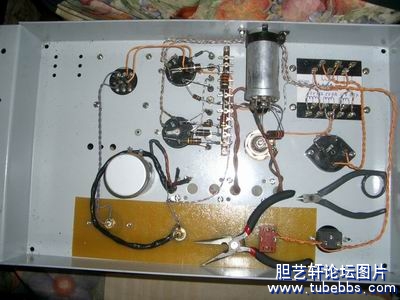 平民版西电WE106电子管线路胆机前级制作