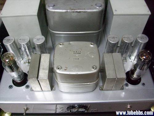 完成的西电电子管重料胆机