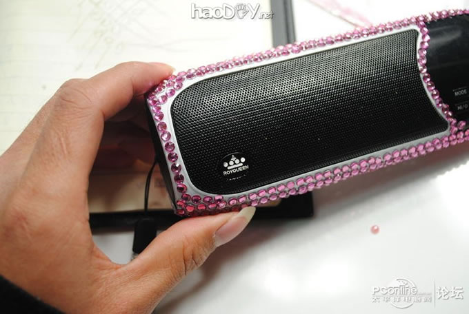 点击查看原图 DIY直播,给女友打造了个爱心usb插卡音箱,特来分享(2)