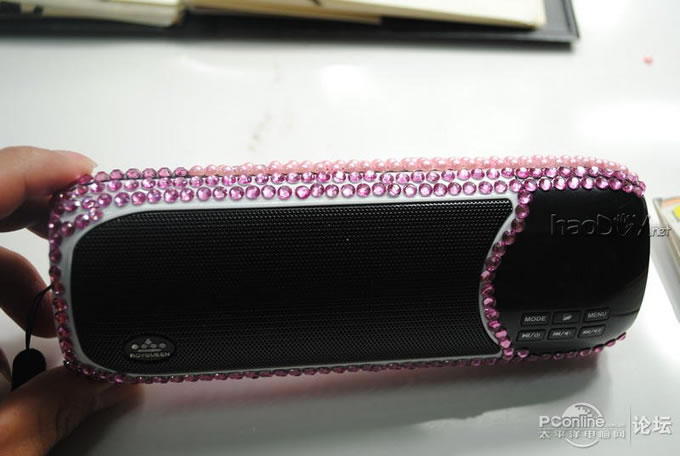 点击查看原图 DIY直播,给女友打造了个爱心usb插卡音箱,特来分享(2)