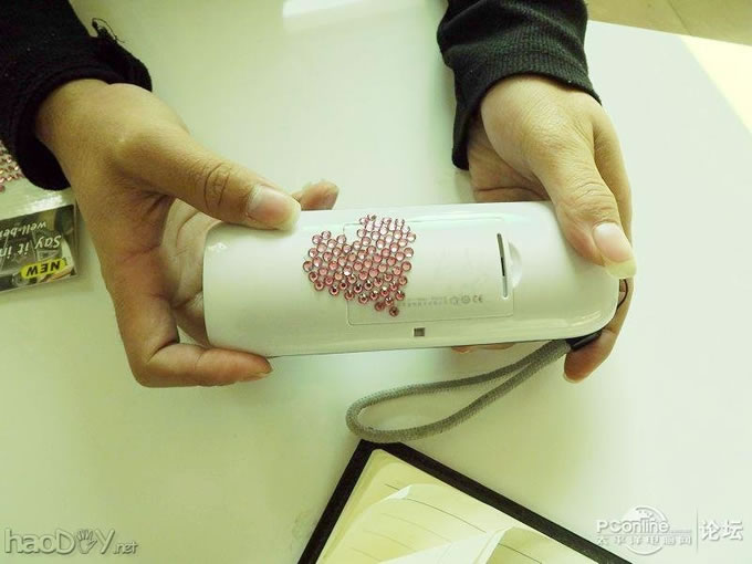 点击查看原图 DIY直播,给女友打造了个爱心usb插卡音箱,特来分享