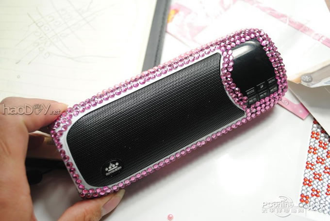 点击查看原图 DIY直播,给女友打造了个爱心usb插卡音箱,特来分享(2)