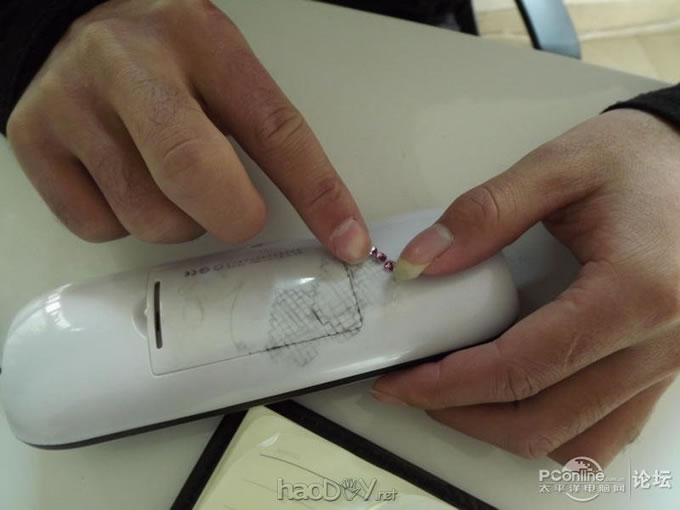 点击查看原图 DIY直播,给女友打造了个爱心usb插卡音箱,特来分享