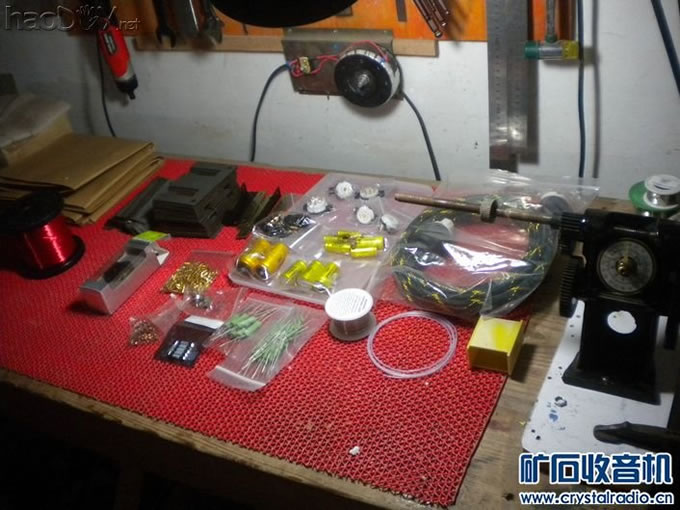 ����һ̨50W���ӹܼ����Ŵ������� ����Ƶ ����·ͼֽ