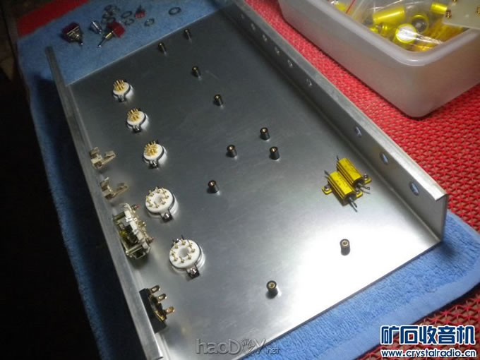 ����һ̨50W���ӹܼ����Ŵ������� ����Ƶ ����·ͼֽ(10)